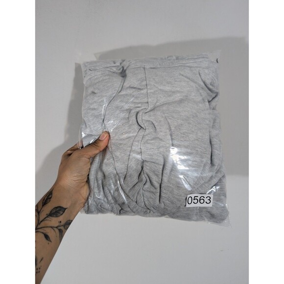 Aerie Womens Gray Long Sleeve Pullover Hoodie Sz L Oversized Casual Lounge Relax - Picture 7 of 7